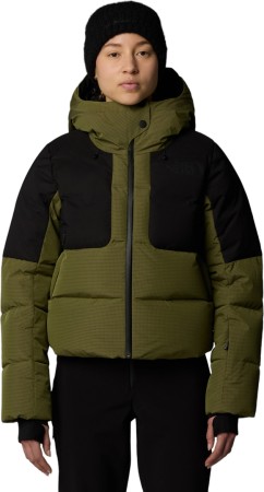 WOMEN COLD SPELL CROPPED DOWN Jacket 2025 forest olive 