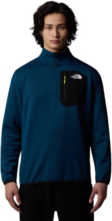 CREST 1/4 ZIP Fleece 2025 midnight petrol/tnf black 