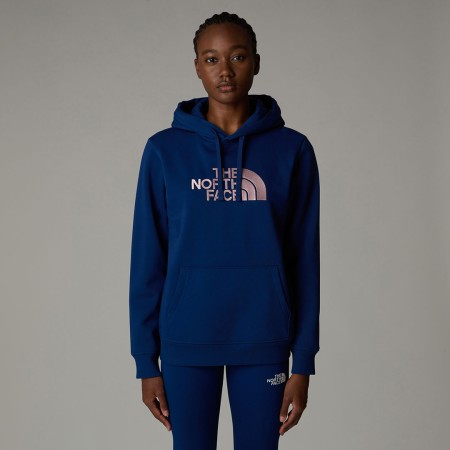 WOMEN DREW PEAK Hoodie 2025 estate blue/metal pink 