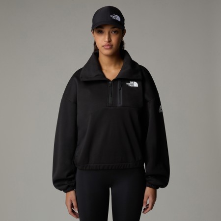 WOMEN MOUNTAIN ATHLETICS INTEREST 1/4 Fleece 2026 tnf black 