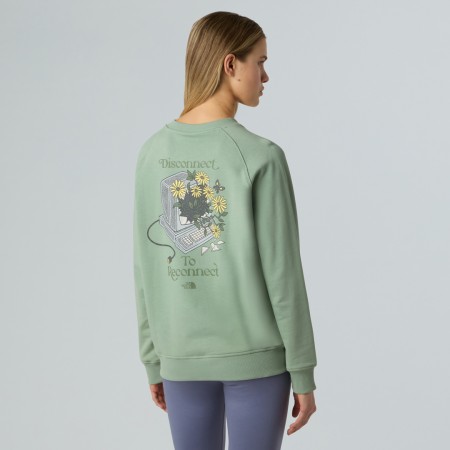 WOMEN CONNECT GRAPHIC RELAXED Sweater 2026 slate moss 