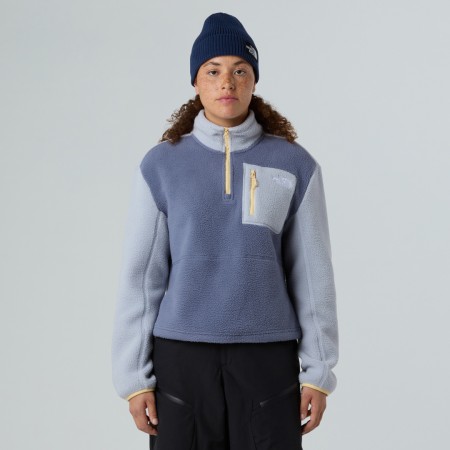 WOMEN YUMIORI 1/4 Zip Fleece 2026 twilight galaxy/blue flax 