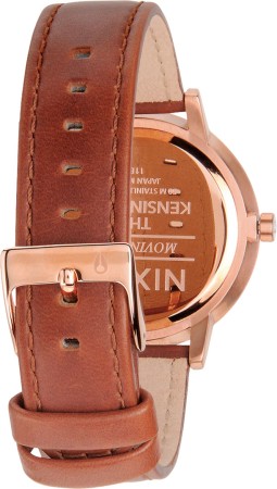 KENSINGTON LEATHER Uhr rose gold/white 
