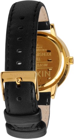 KENSINGTON LEATHER Uhr gold/black 