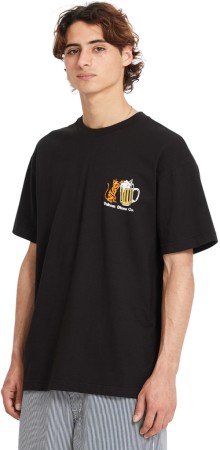 CURIOUS CAT T-Shirt 2025 black 