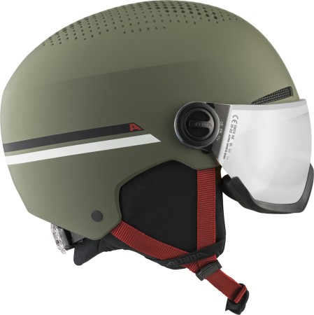 ZUPO VISOR Q-LITE Helm 2025 olive/red matt 
