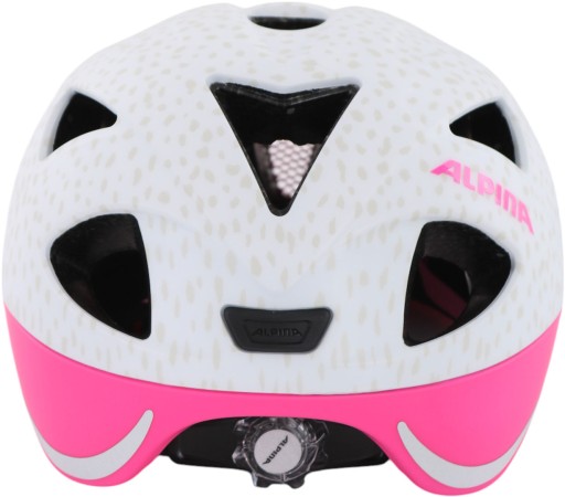 XIMO LE Helm 2025 white pink dots matt 
