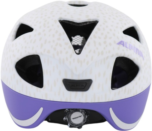 XIMO LE Helmet 2025 white purple dots matt 