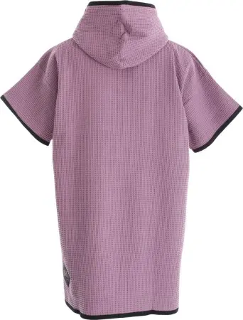 X WH1 T LIGHT Poncho purple waffle 