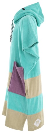 X WH1 V BEACH CREW Poncho aqua 90 