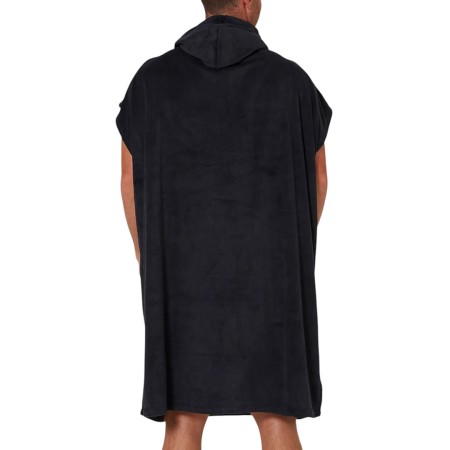 SURF ESSENTIAL HOODED Poncho 2025 dull black 