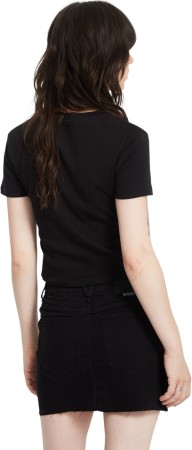VOLCOMSTONE TIGHT CROP T-Shirt 2025 black 