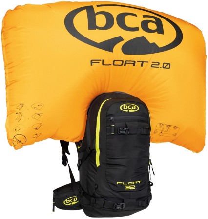 FLOAT 32 Backpack 2023 black/radioaktive lime 