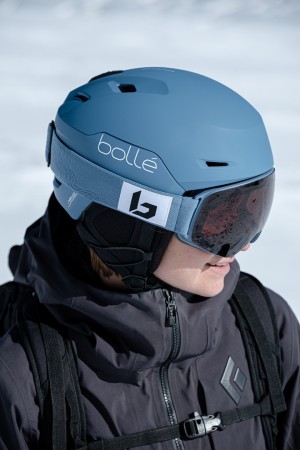 ECO TORUS M Goggle 2025 steel blue matte/volt black 