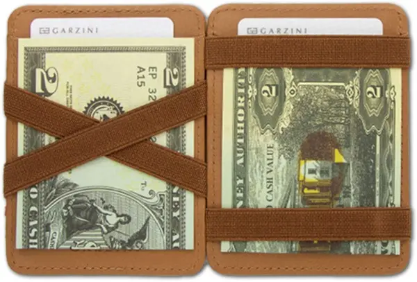 URBAN MAGIC WALLET RFID cognac 