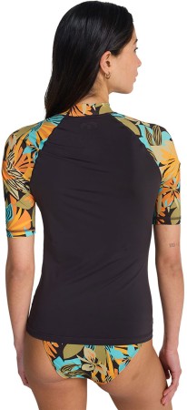 TROPIC SURF PRINT SS Lycra 2026 black pebble S