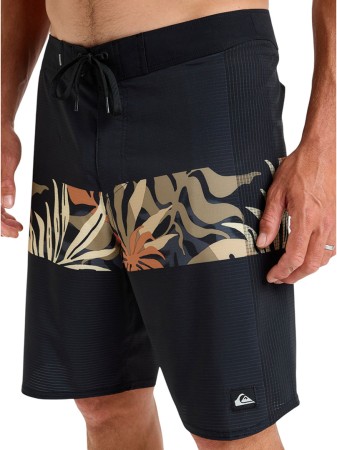 HIGHLINE ARCH 19 Boardshort 2025 black panel blueweed 