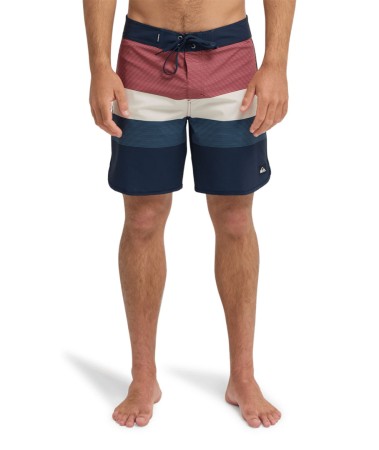 SURFSILK SCALLOP 18 Boardshort 2026 dark navy thermo stripe 