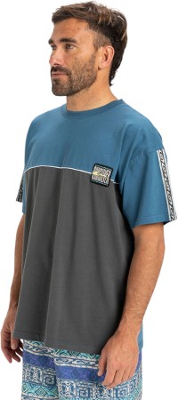 GLOBAL HEAT COLORBLOCK T-Shirt 2025 dark shadow 