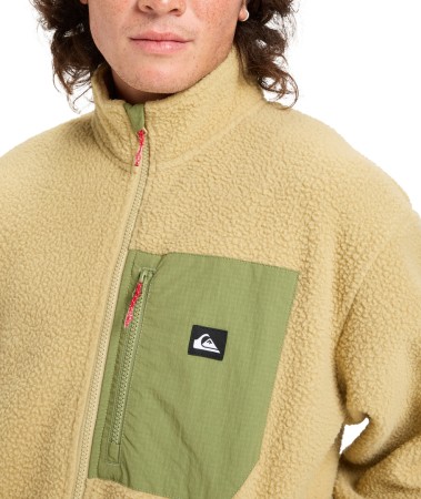 CLEAN COAST Zip Fleece 2026 sponge/grape leaf 