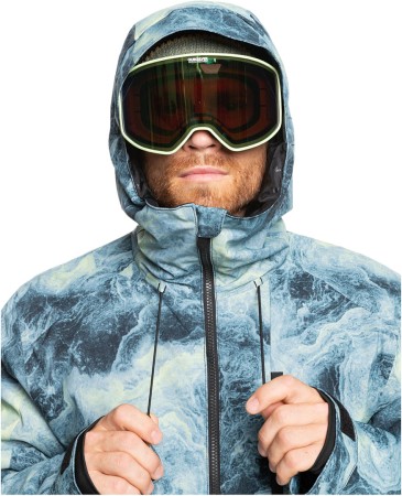 MISSION PRINTED Jacket 2025 space stone celery green 