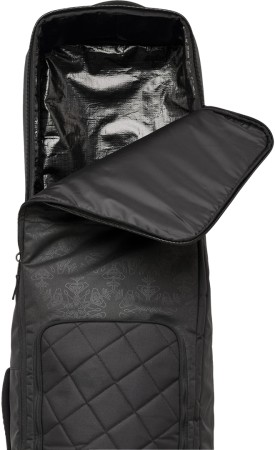 VERMONT WHEELIE Boardbag 2026 true black snowflake emboss 