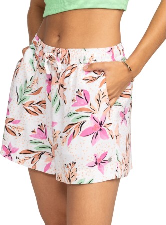 LEKEITIO BREAK MID PRINTED Walkshort 2024 snow white happy tropical 