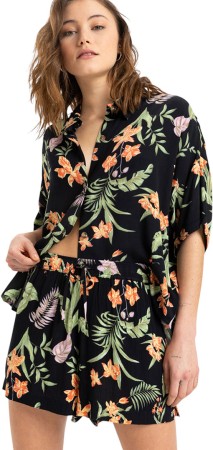 LEKEITIO BREAK HIGH PRINTED Short 2025 black 3 