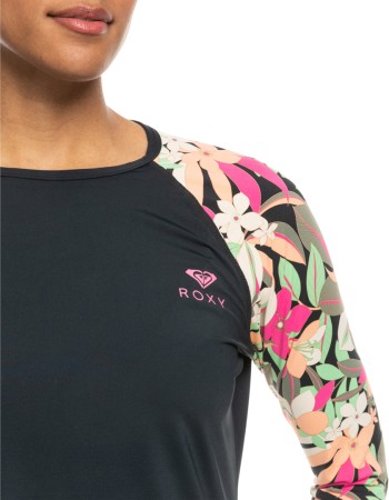 PRINTED LS Lycra 2024 anthracite palmsong 