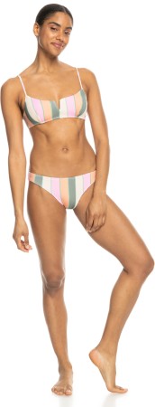 VISTA STRIPE BRALETTE Bikini Top 2024 agave green very vis 