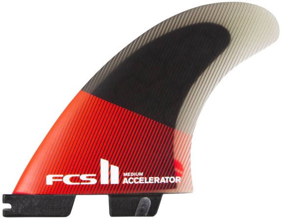 II ACCELERATOR PC TRI Fin Set 2025 red/black 