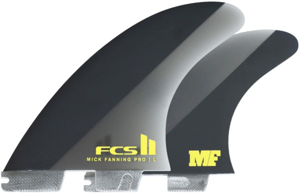 II MICK FANNING PRO PERFOMANCE GLASS TRI Finnen Set 2025 black/acid 