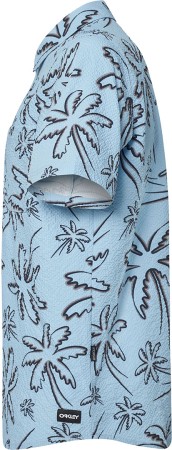 DECO PALMS RC SS Hemd 2023 three lines palms light blue 