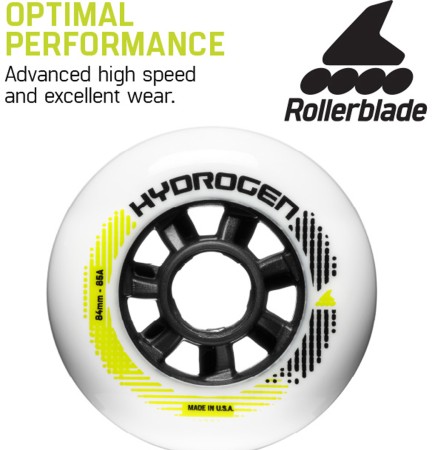 HYDROGEN 84MM/85A 8er Pack Rollenset 2025 white 
