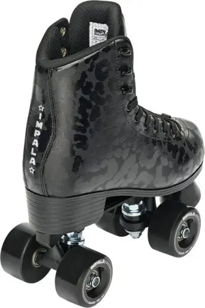 QUAD SKATE Rollschuh black leopard 