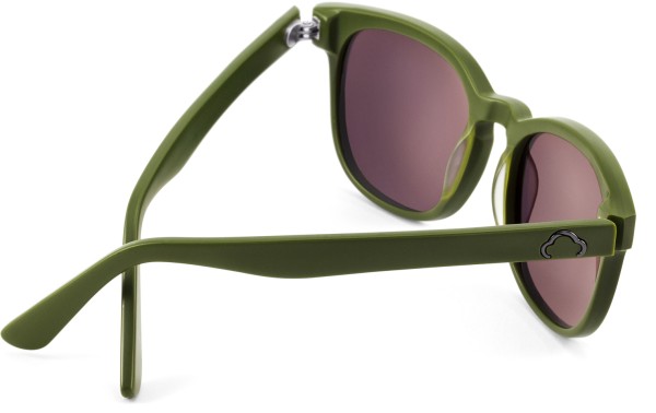INCUS Sonnenbrille army green/gold mirror 