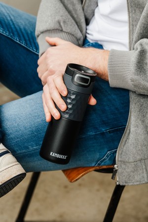 ETNA GRIP 500ML Insulated Bottle 2025 black steel 
