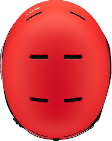 PLAYER COMBO Helm 2027 cherry tomato/silver mirror 