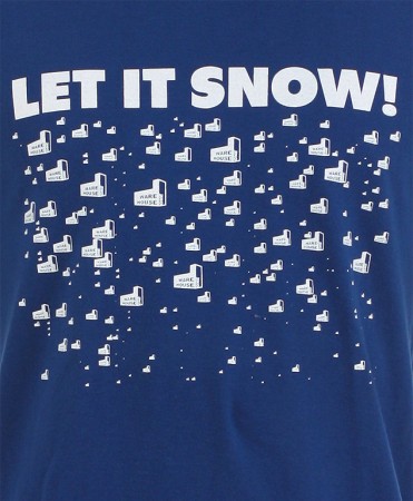 LET IT SNOW T-Shirt royal 