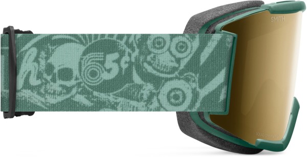 SQUAD Goggle 2026 cactus zine/chromapop sun black gold mirror 