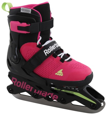 MICROBLADE Inline Skate 2023 pink incl. SABRES 4 Iceblades 