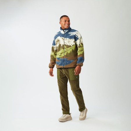 HAFDALS Zip Fleece 2026 cloudy landscape 