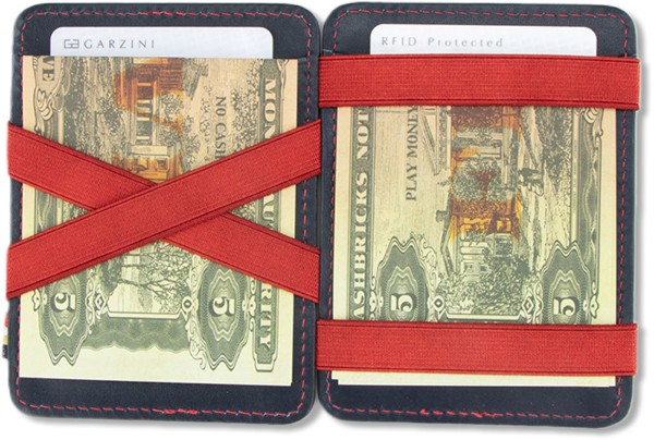 URBAN MAGIC WALLET RFID blue/red 