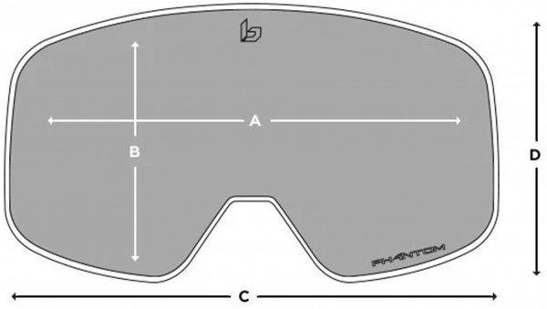 NEVADA Goggle 2026 black cross matte/phantom 