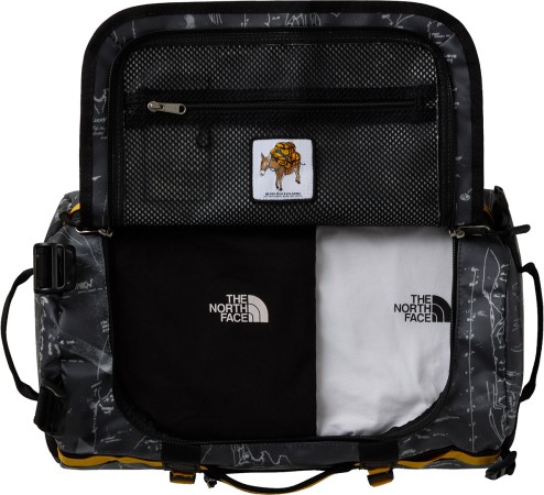 BASE CAMP XS Tasche 2026 anthracite grey conrad topos print/summit gold 
