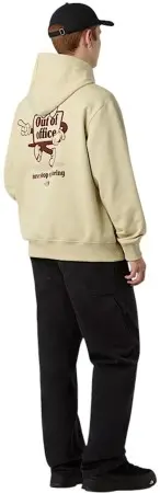 CARTOON LOGO RELAXED Hoodie 2025 gravel 