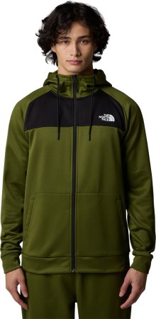 REAXION Zip Fleece 2026 woodland green/tnf black 
