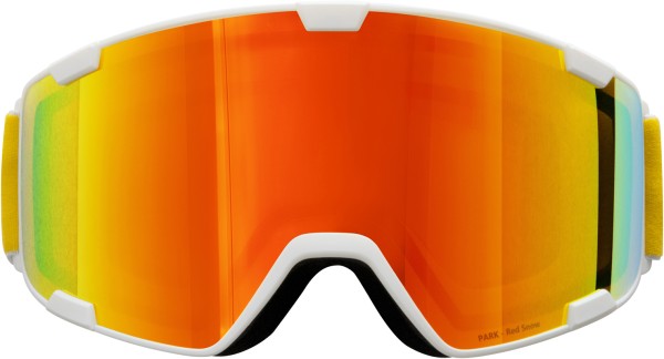 RED BULL PARK Goggle 2026 white/brown red mirror 