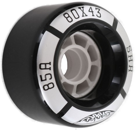 PRO 2.0 Snakeboard Rollenset 80mm/85a 4er Pack black/grey 