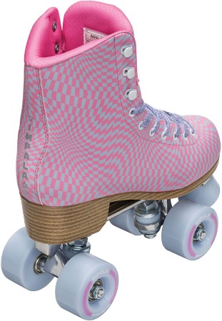 QUAD SKATE Roller Skate wavy check 